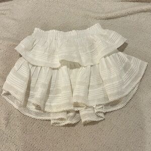 love shack fancy mini skirt!